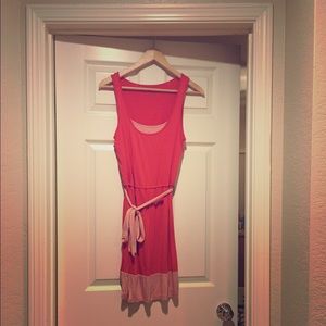 Like NEW Super Cute Orange/Pink Kensie Dress
